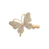 Korean super fairy butterfly water diamond hair clips with sweet girl bangs on the side and cute children's hair accessories by the seaside Item Picture